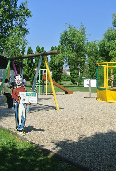 Children playground at Camping le Val d'Amour