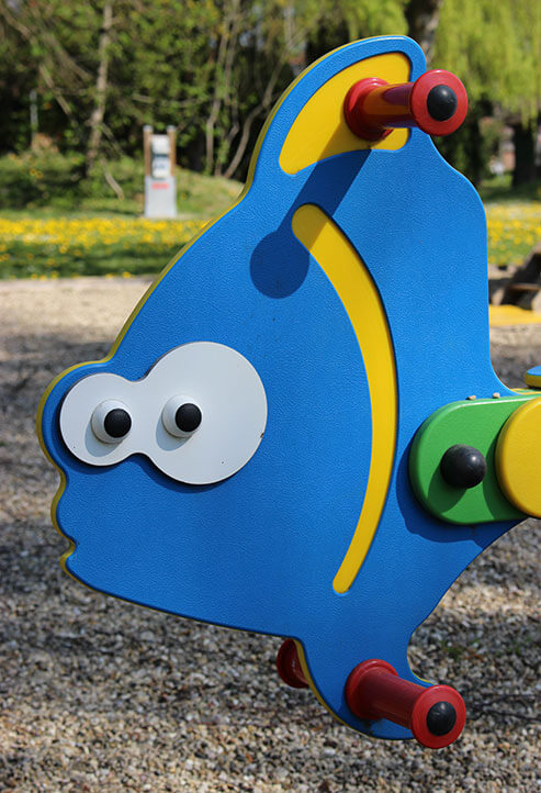 Children playground at Camping le Val d'Amour