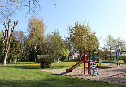 Children playground at Camping le Val d'Amour