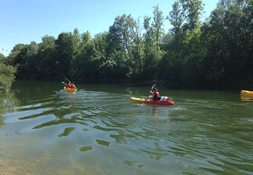 Afzaktocht op de Loue, camping le Val d'Amour in Ounans