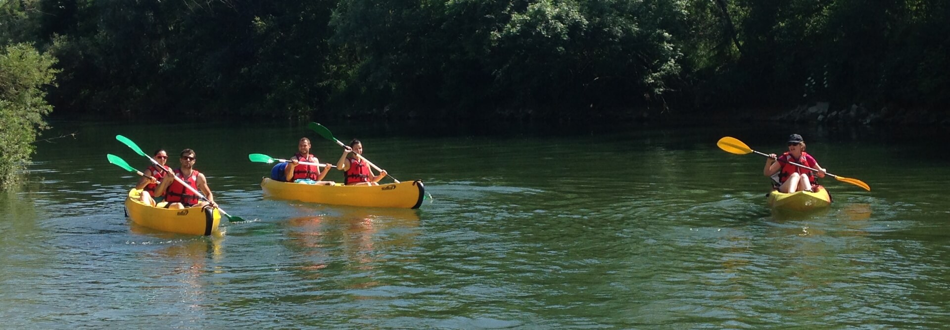Canoë sur la Loue, au départ du camping le Val d’Amour dans le Jura