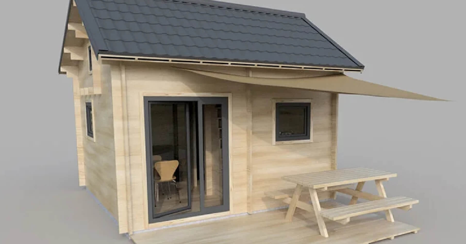 Location chalet cabane dans le Jura, au Camping le Val d’Amour près de Dôle