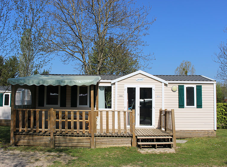 Mobile home Super Octalia Val d'Amour campsite in the Jura