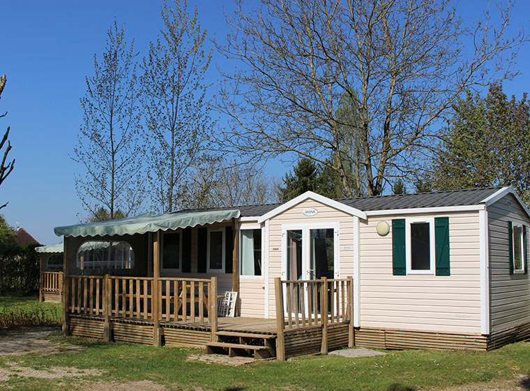 Mobile home Super Octalia Val d'Amour campsite in the Jura