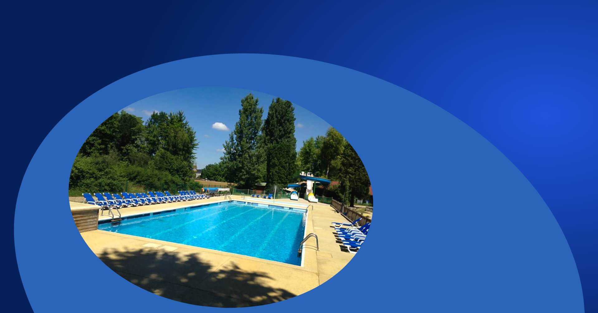 La piscine du camping le Val d’Amour, camping dans le Jura